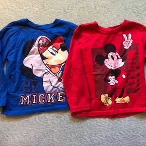 Toddler boys Mickey Mouse tshirts